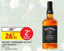 Intermarché Contact Whiskey tennessee old n°7 jack daniel's offre