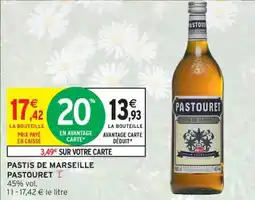 Intermarché Contact Pastis de marseille pastouret offre