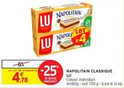 Intermarché Contact Napolitain classique lu offre