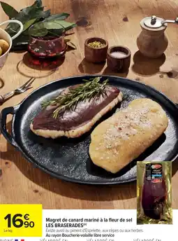 Cora Magret de canard mariné à la fleur de sel les braserades offre