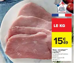 Cora Veau escalope à griller offre