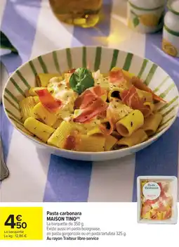 Cora Pasta carbonara maison tino offre
