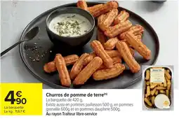 Cora Churros de pomme de terre offre