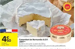 Cora Camembert de normandie a.o.p. jort offre