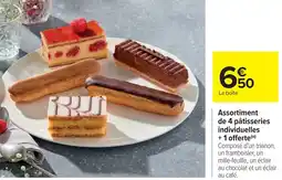 Cora Assortiment de 4 pâtisseries individuelles offre