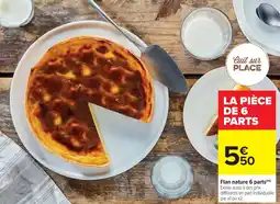 Cora Flan nature 6 parts offre