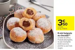 Cora 8 mini beignets au chocolat offre