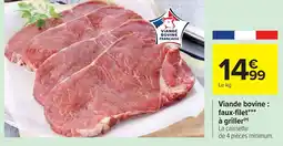 Cora Viande bovine : faux-filet à griller offre