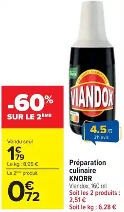 Cora Préparation culinaire KNORR offre