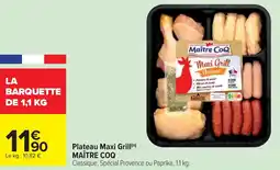 Cora Plateau Maxi Grill MAÎTRE COQ offre