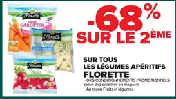 Cora Sur tous les légumes apéritifs florette offre