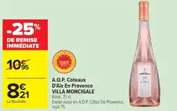 Cora A.O.P. Coteaux D'Aix En Provence VILLA MONCIGALE offre