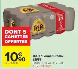 Cora Bière "Format Promo" LEFFE offre