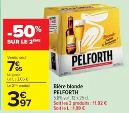 Cora Bière blonde PELFORTH offre