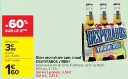 Cora Bière aromatisée sans alcool DESPERADOS VIRGIN offre