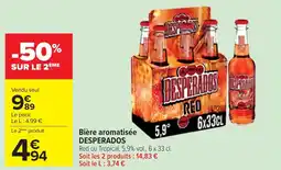 Cora BiÚre aromatisée DESPERADOS offre