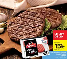 Cora Hachés au boeuf surgelés, "Format Familial" CHARAL offre