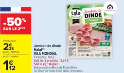 Cora Jambon de dinde Halal ISLA MONDIAL offre