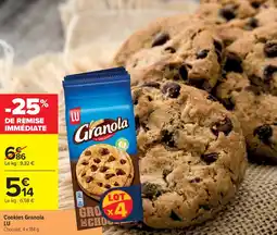 Cora Cookies Granola LU offre