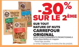 Cora Sur tout nature of nuts carrefour original offre