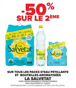 Cora Sur tous les packs d'eau petillante et bouteilles aromatisées la salvetat offre