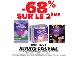 Cora Sur tout always discreet offre