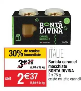 Barista camarel macchiato