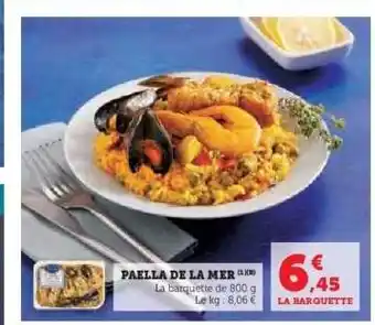 Hyper U PAELLA DE LA MER offre
