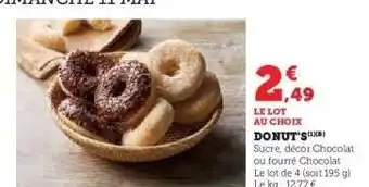 Hyper U Donuts offre