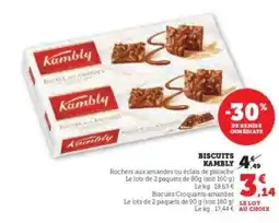 Hyper U Biscuits Kambly offre