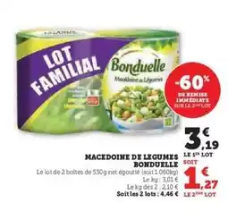 Hyper U Macédoine De Légumes Bonduelle offre