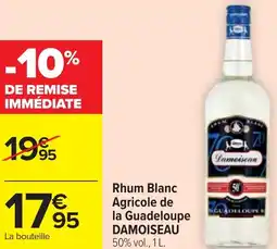 Cora Rhum Blanc Agricole de la Guadeloupe DAMOISEAU offre