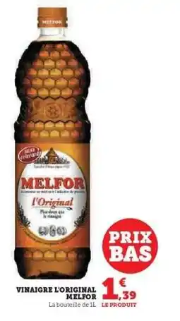 Hyper U VINAIGRE L'ORIGINAL MELFOR offre