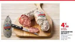 Hyper U SAUCISSON SEC BEL'ALP offre