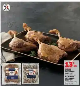 Hyper U CUISSE DE CANARD CONFIT offre