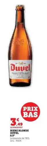 Hyper U Bière Blonde Duvel offre