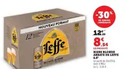 Hyper U Bière Blonde Abbaye de Leffe 6,6° offre
