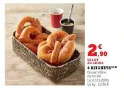 Hyper U 4 beignets offre