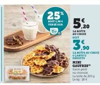 Hyper U MINI GAUFRES offre