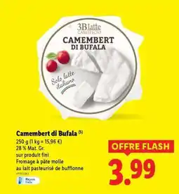 Lidl Camembert di Bufala offre