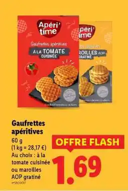 Lidl Gaufrettes apéritives offre