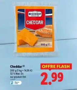 Lidl Cheddar offre