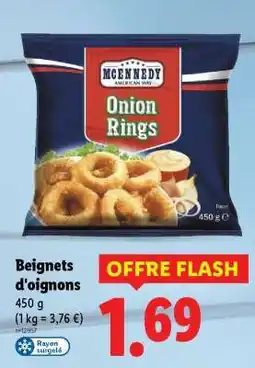Lidl Beignets d'oignons offre