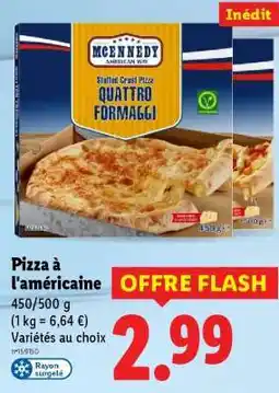Lidl Pizza à l'américaine offre