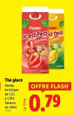Lidl Thé glacé offre