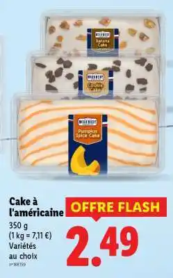 Lidl Cake à l'américaine offre