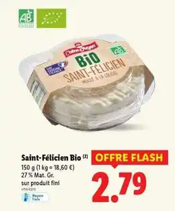 Lidl Saint-Félicien Bio offre