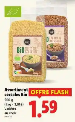 Lidl Assortiment céréales Bio offre