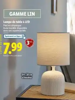 Lidl GAMME LIN offre