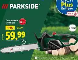 Lidl Tronçonneuse électrique offre